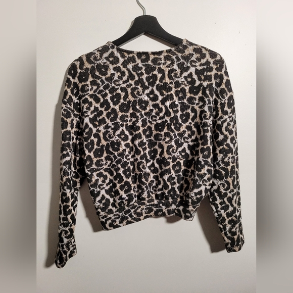Zara crop sweater leopard print - Picture 5 of 5